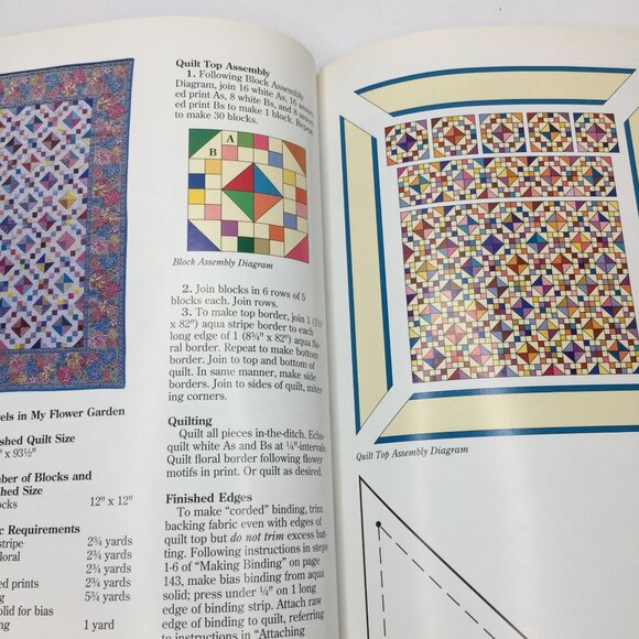 Great American Quilts 1995 Edited Carol L Newbill Patterns Instructions Hardback - Picture 8 of 12